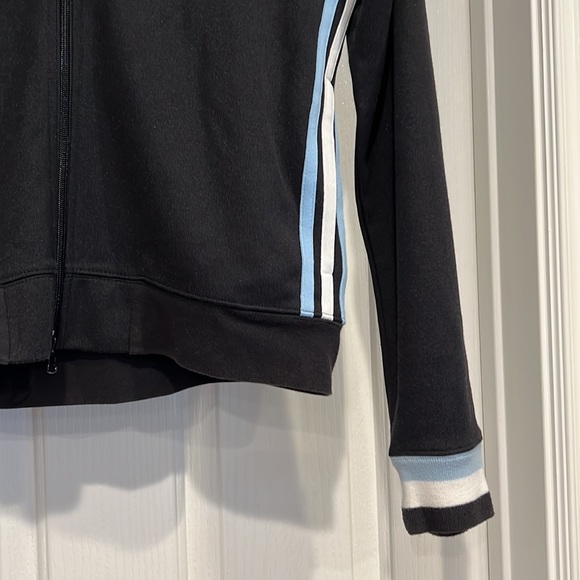 Adidas Jacket Medium Black with Stripes - Picture 3 of 7
